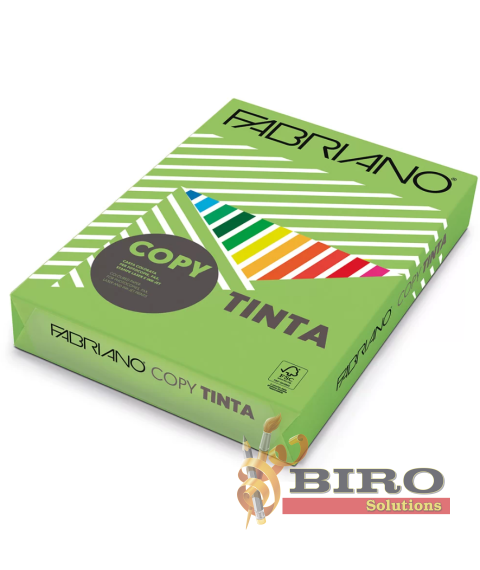 Hîrtie colorată A4 FABRIANO Tinta Verde Pisello, 80 gr/m2, 500 foi, mazare verde